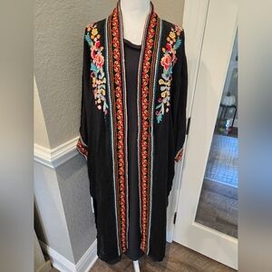 Johnny Was Vanessa floral long kimono